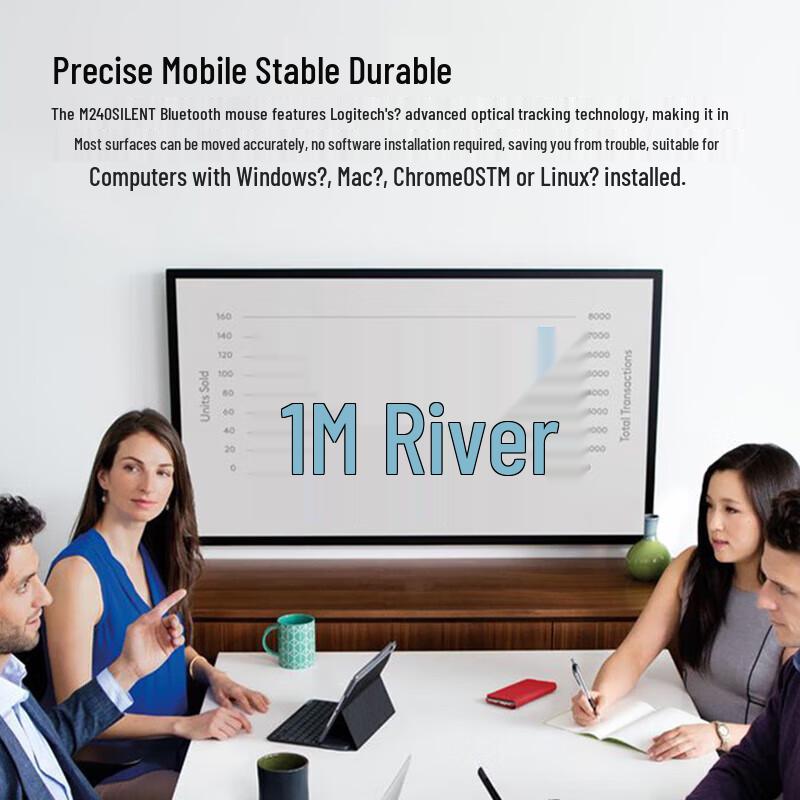 Logitech M240 Wireless Bluetooth Silent Mouse