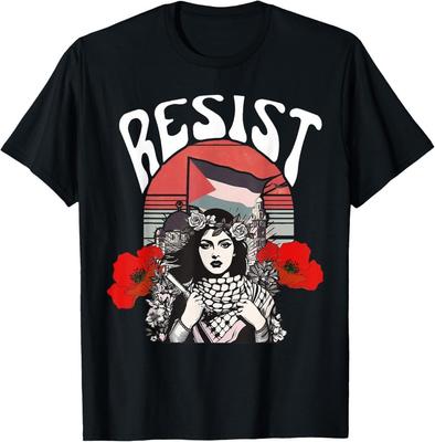 Tricou Unisex Palestina Resis pentru Activist Free Palestine