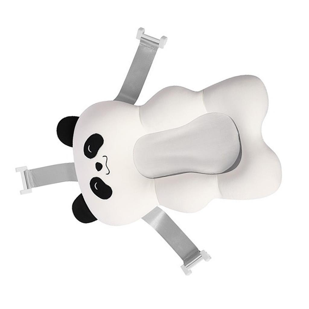 Baby Bath Suspension Pad Newborn Infant Safe Non Slip Cushion Universal Wash Supplies White Panda