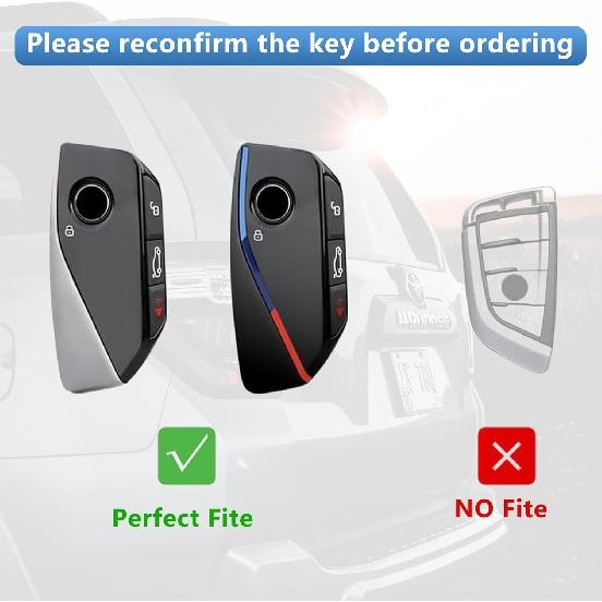 Soft TPU Keychain Cover,Compatible BMW Bmw 2023 2024 New 5/7 Series 740i 760i X1 X5 X6 X7 XM IX IX3 I5 I7 Equal Metal Gray