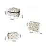 Large Capacity Quilted Cotton Ladies Pillow Handbags Sweet Bowknot Women's Cosmetic Bags High-Quality Female Wash Storage Bag