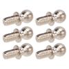 10 Pcs RC Steering Ball Joint Remote Control Car Upgrade Parts Iron Steering Ball Head for ZD Racing