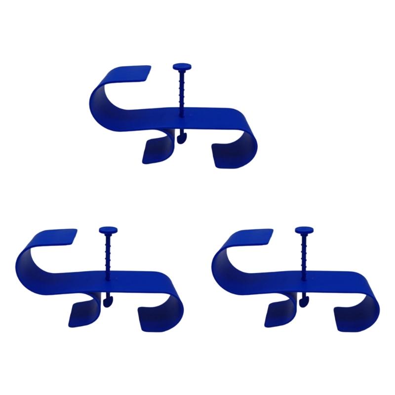 

Adjustable Telescopic Swimming Poles Hook Above Ground Pool Poles Hanger Swimming Pool Side Storage Shelf Enduring синій