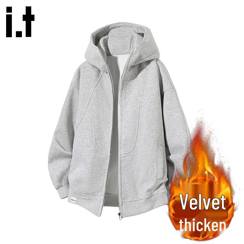 :CHOCOOLATE Men s Hooded Cardigan Sweatshirt 4XL