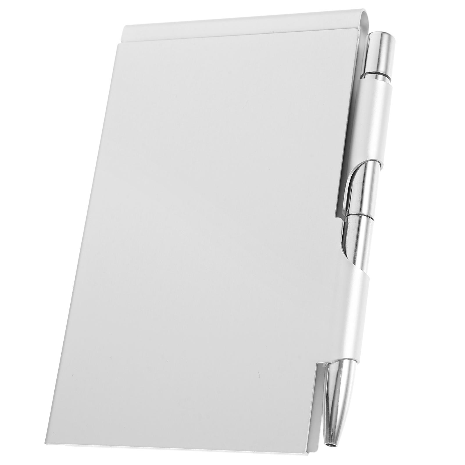 

10Pcs Mini Notebook Pocket Personalized LOGO Office Small Gift Notepad Pocket Note Planner Case Notepad With Pen Small Notebook Blank 10Pcs срібний