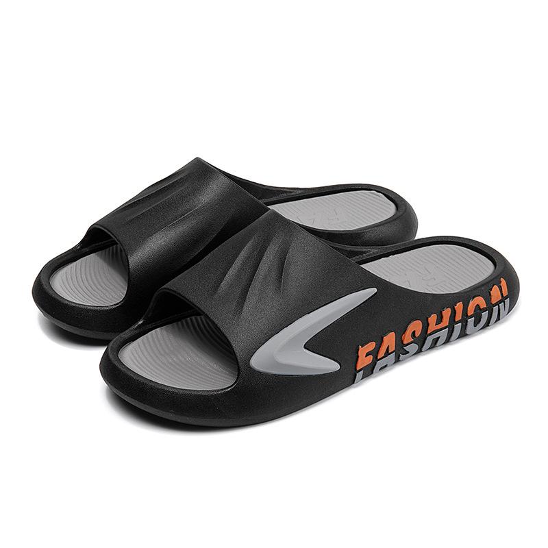 Ein-Wort-Hausschuhe Herren Sommer Mode Außen-Sandalen neu rutschfest verschleißfest Strand Herren coole Hausschuhe