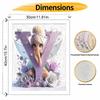 Disney Oil Paint Art Painting Kit Tinkerbell Dots Home Wall DecorSparkle GlitterFlowers