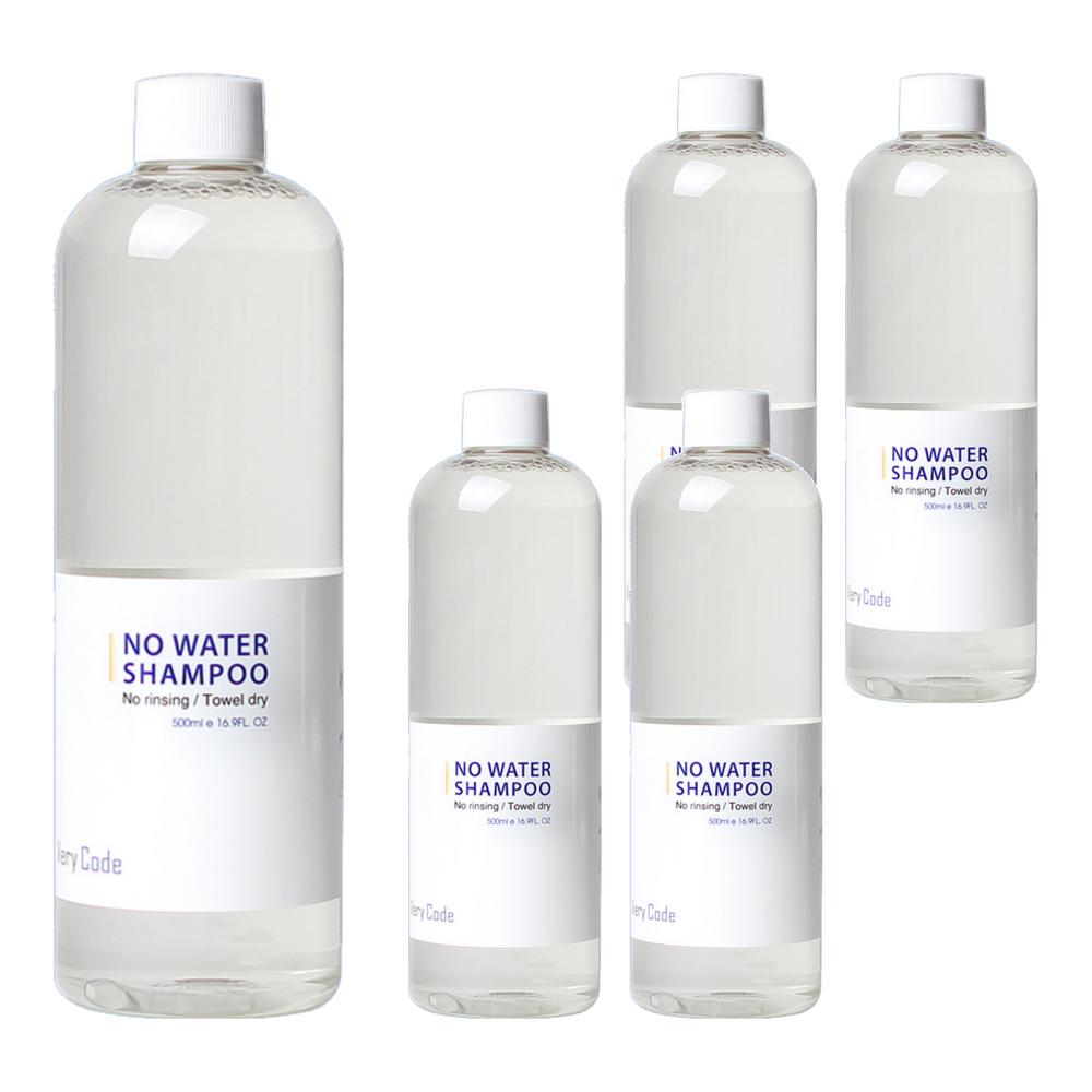 Berrycode No Water Shampoo Refill 500ml 5 pcs