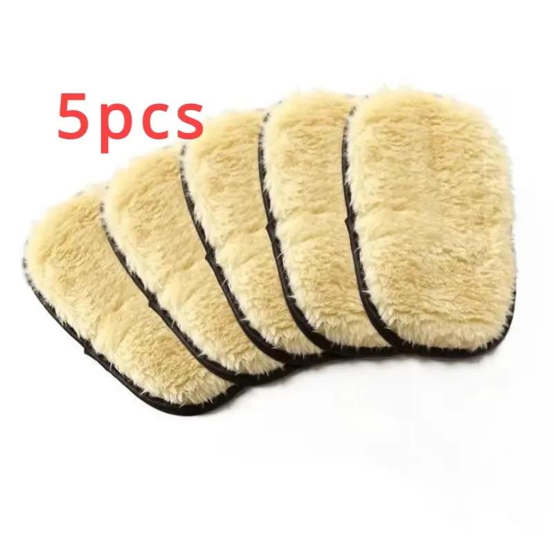 Imitation Wool Wash Gloves 2/3/5pcs - Plush Car, Thickened Wipe, Waxed Polished, Cleaning Products, Car Beauty, Wash Tools