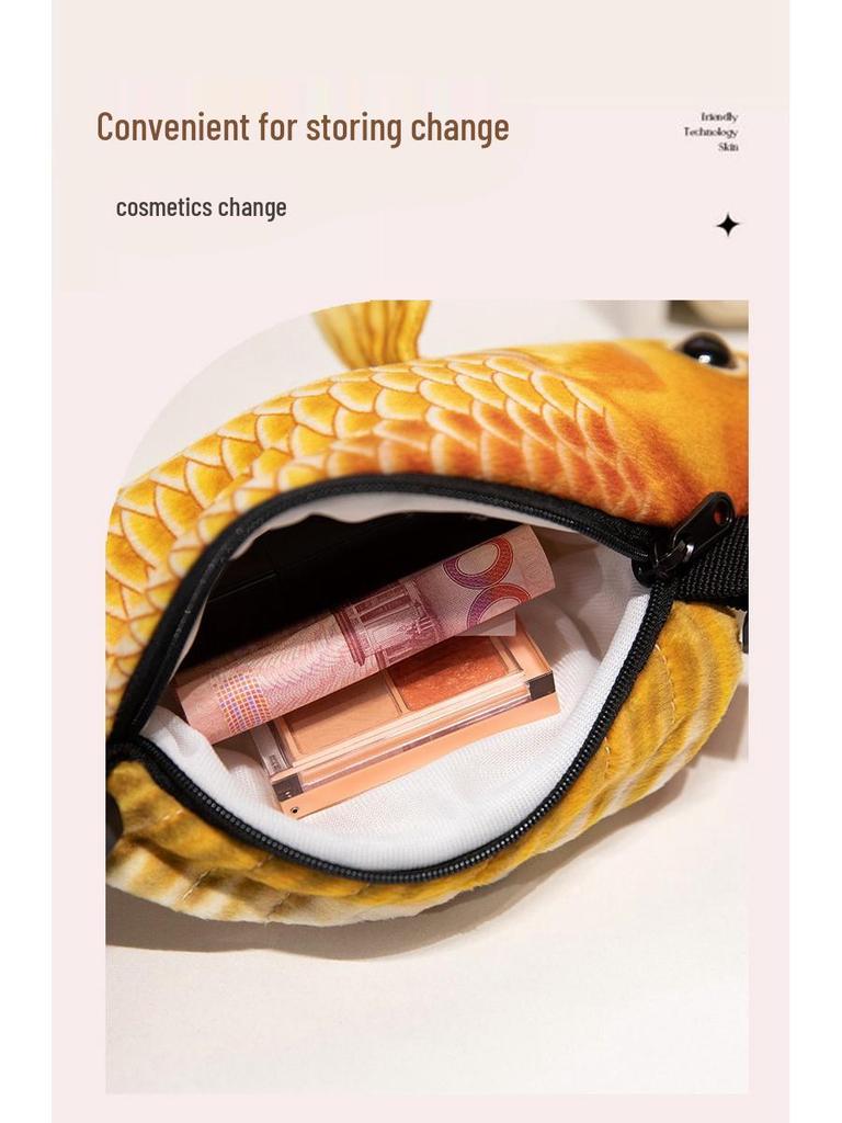 Plecak z Lalką Rybką Koi dla Dziewczynek - Uroczy Szkolny Plecak i Torba Księżniczki