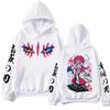 Anime Demon Slayer Infinity Castle Akaza Hoodie Men Women Harajuku Pullover Hoodie Y2k Clothes Tops