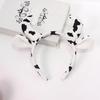 Women Hairbands Festive Cow Horn Birthday Party Photo Booth Props for Girl