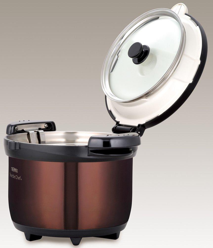 THERMOS Shuttle Chef Vacuum Insulated Cooker Clear Brown CBW 3.0L KBG-3000