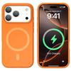 Original Liquid Silicone Solid Color Magnetic Phone Case for IPhone 17ProMax Camera Touch Button Protection Wireless Charging Shockproof Protect Cover