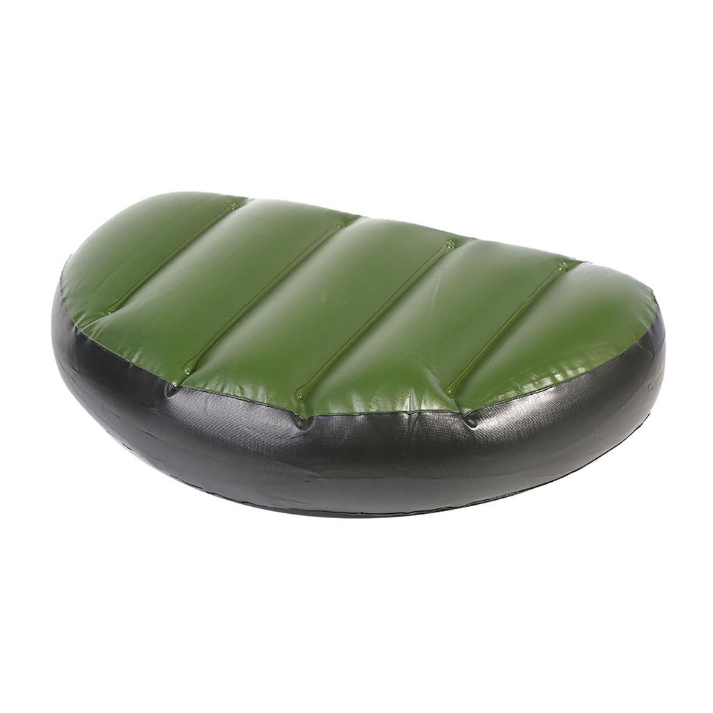 High Quality PVC Green Fishing Boat Inflatable Cushion Boat Seat For Outdoor Camping