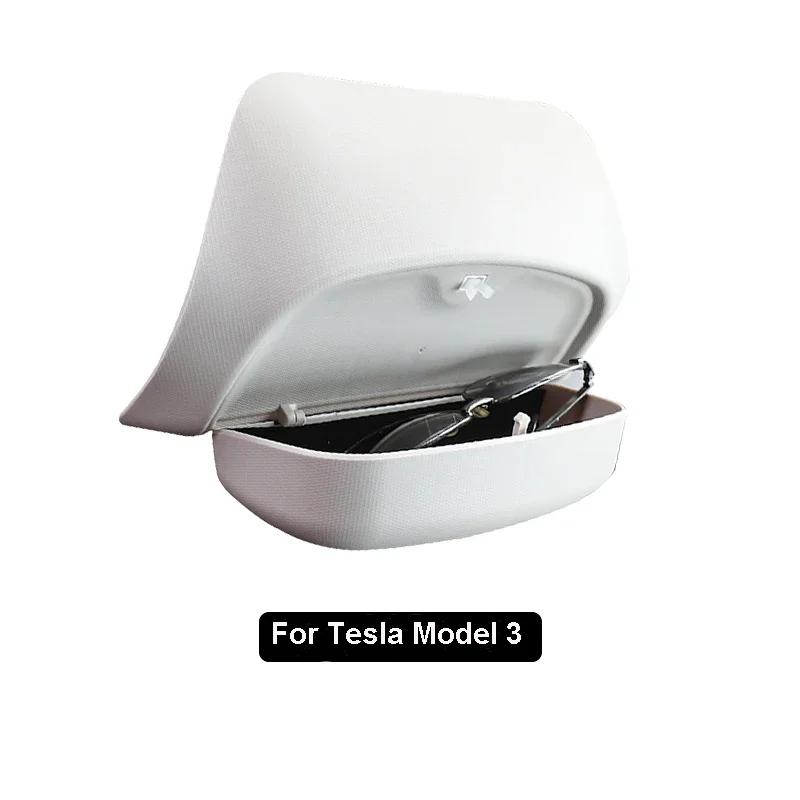 Car Glasses Box for Tesla Model Y 3 3+ Original Design Sunglasses Sun Visor Clip Card Storage Modification Accessories 2025-2025