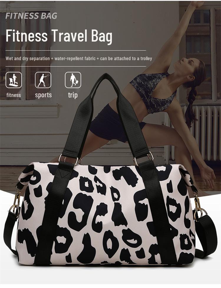 Women’s Large Lightweight Travel Gym Bag with Wet/Dry Separation - Carry-on Luggage for Men & Women