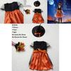 Enchanting Girls Halloween Witches Hat Fancy Dress Costume For Magical Parties
