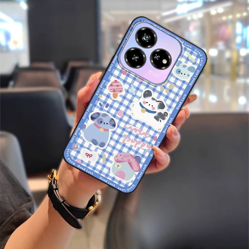 Silicone Back Cover Phone Case For ZTE Blade V60 Design/Axon 60 Lite Anti-knock Cartoon Anti-dust Animals Phone Pouch