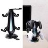 RGB Headset Stand,Controller Holder with 9 Light Modes Headphone Display Detachable Hook for DJ