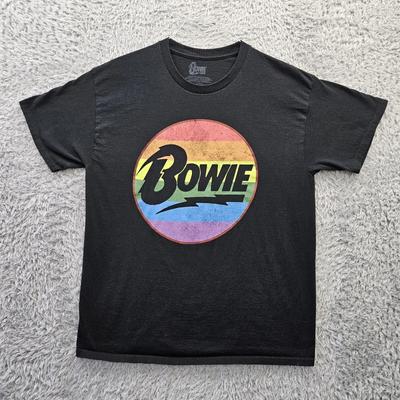 David BOWIE 100% Cotton T-shirt Mens Tees Top Men Large Aladdin Era Pride Tee Official Release