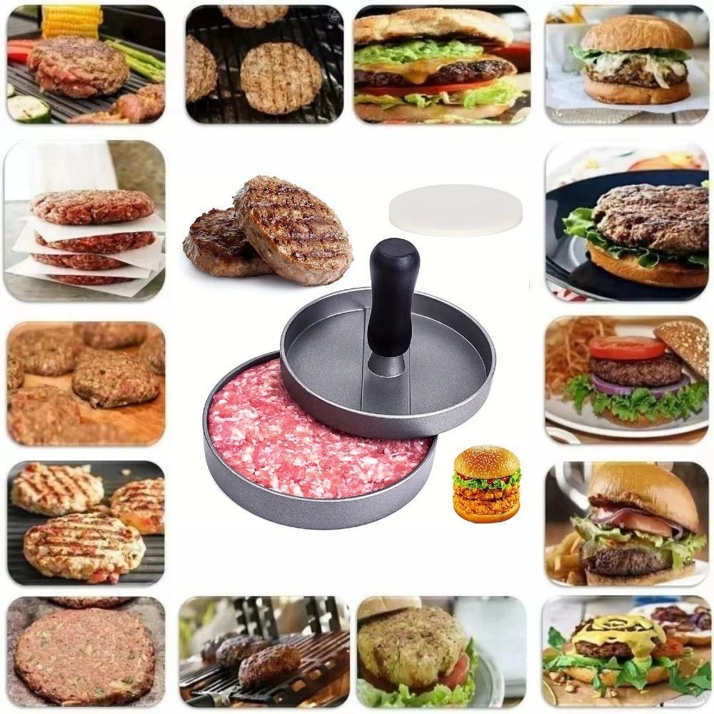 Non-Stick Hamburger Meat Press Aluminum Meat Press Patty Maker Burger Maker  Veggie Burgers