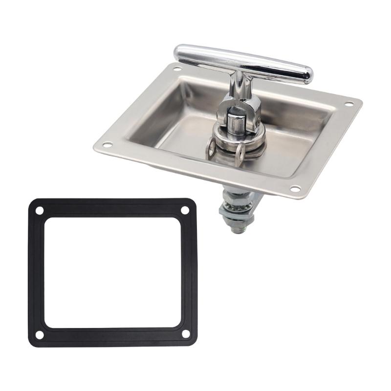 Multifunctional T Type Lock  with Foldable Handle for Boats Campers Truck Panel Trailer Secure Cabinet Door Locking