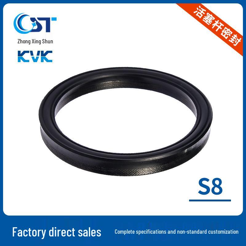 Kolbenstangendichtung KVK Seals S8 Pneumatisch Hydraulisch PTFE-Dichtung