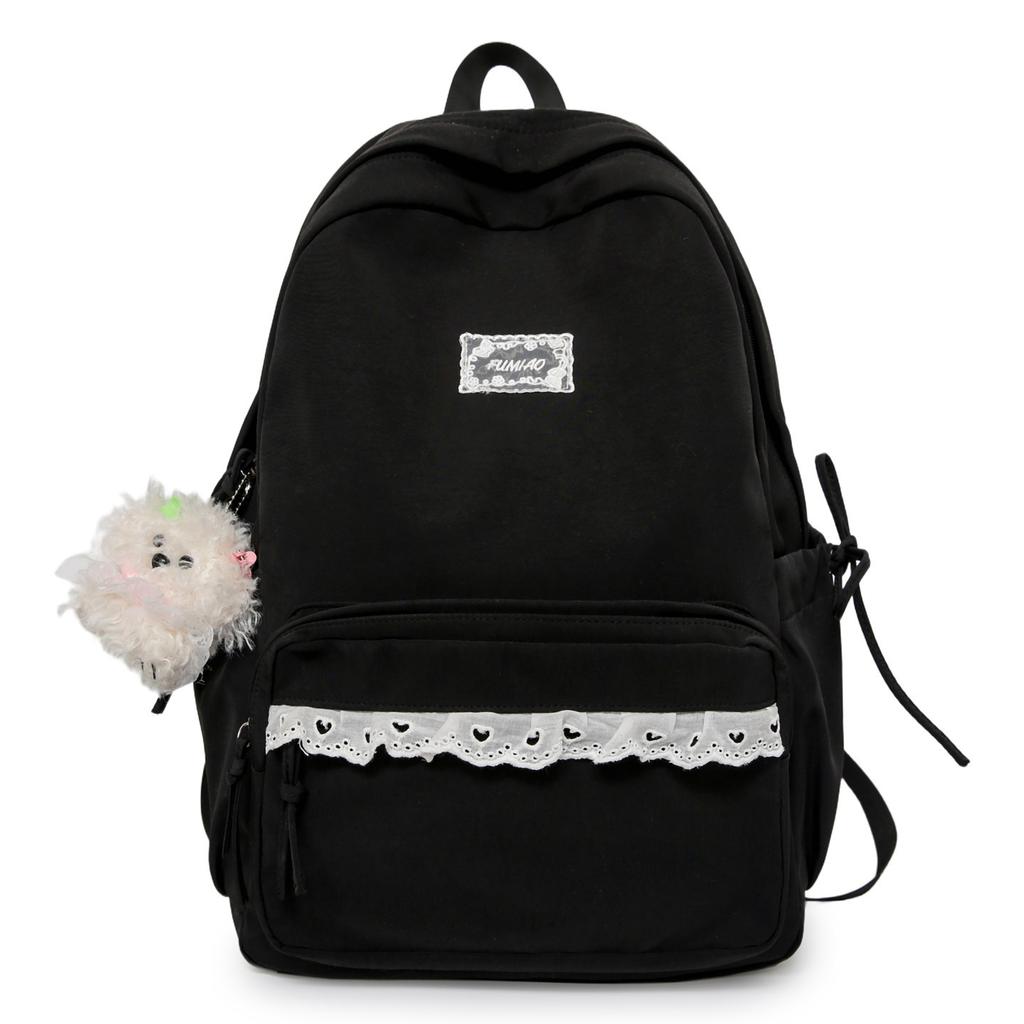Schoolbag Japanese Cute Girl Style Backpack High Value Student Large Capacity Versatile Schoolbag Junior High School Girls Campus Backpack