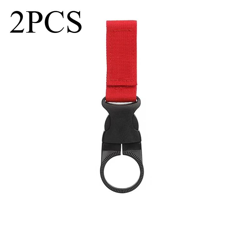 Outdoor Multi-Purpose Mesh Hook, Nylon EDC Climbing Buckle Clip, Backpack Water Bottle Holder Clip, Climbing Campsite Artifact