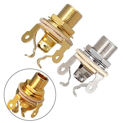 Do gitary elektrycznej gniazdo audio 6,35 mm z łatwym montażem