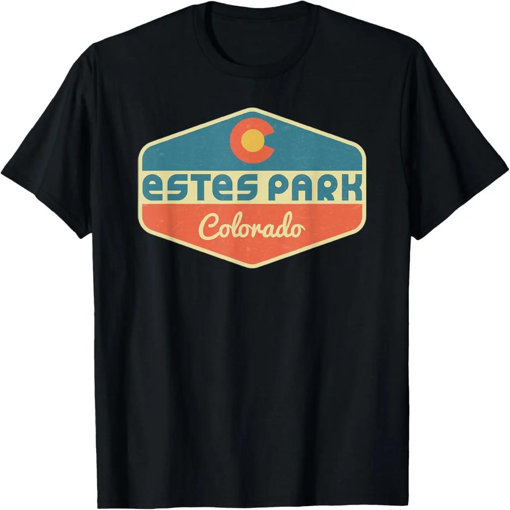 Estes Park Colorado Vintage Badge T-shirt