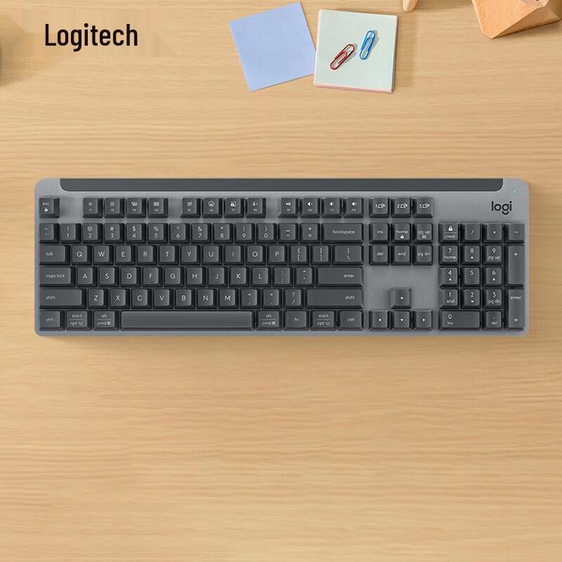 

Logitech K865 Dual Mode Full-Size 104-Key Wireless Mechanical Keyboard with TTC Red Switches 2.4G+Bluetooth