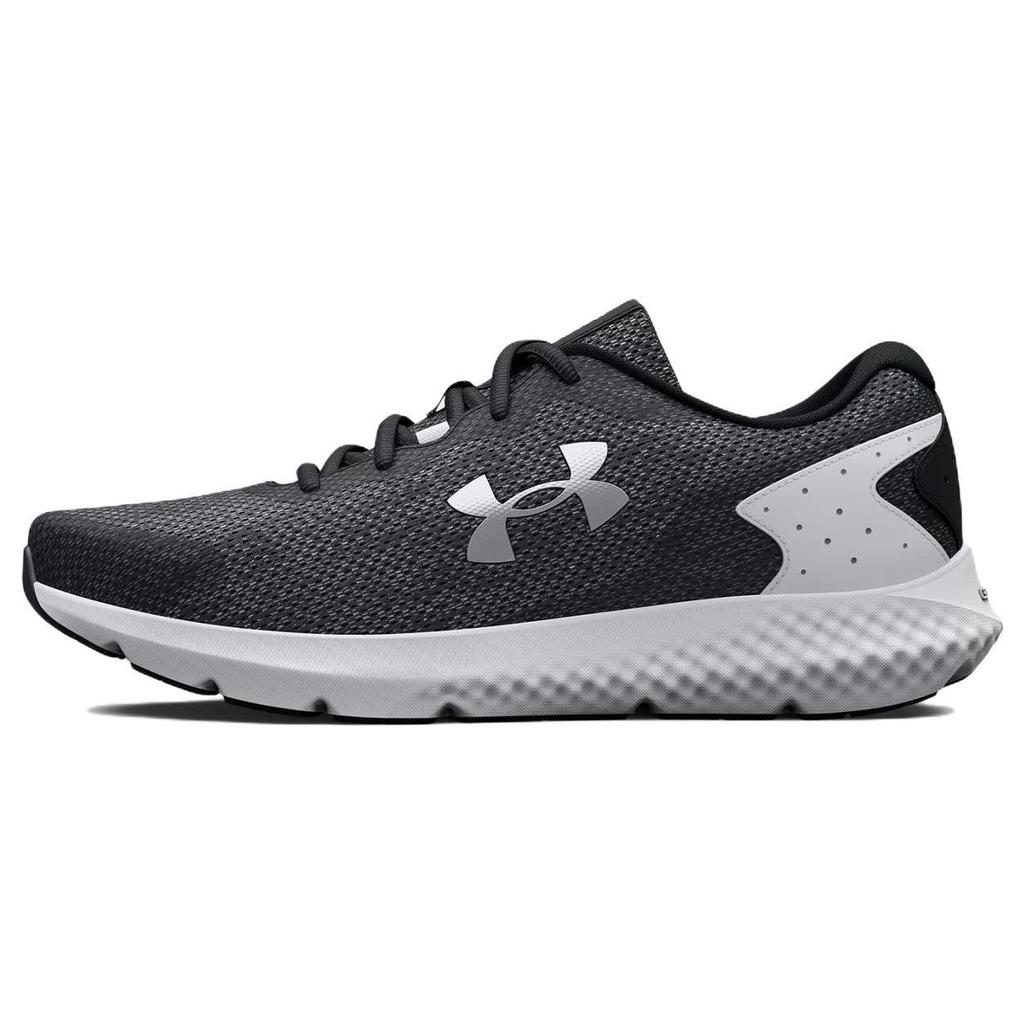 Under Armour  Charged Rogue 3 Knit Black White Women Sneakers 3026147-001