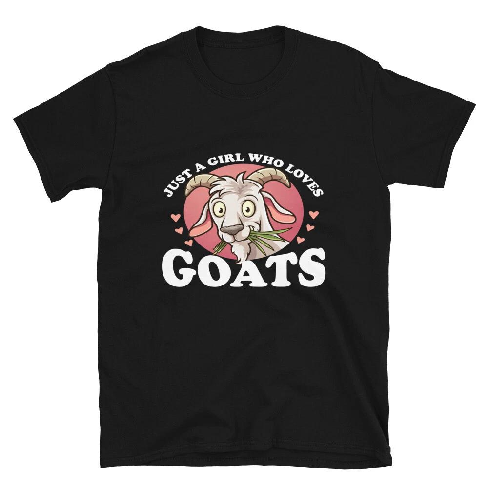 Fun Goat Girl Funny Goat Classic Fit T-Shirt M