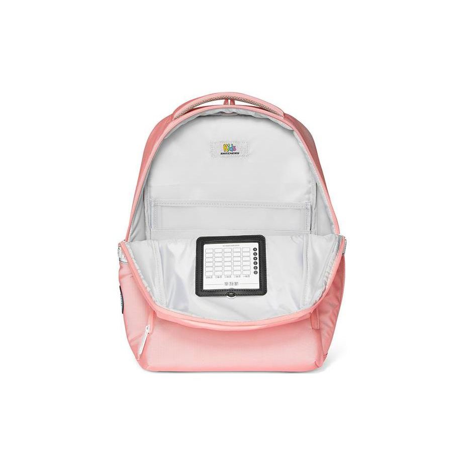 Skechers Night Reflective Large Capacity Lightweight Fabric Backpack Women Backpack Light-Pink L221K134-00FT