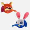 Kawaii Zootopia Desenho Animado Anime Mercadoria Nick Wilde Judy Hopps Chapéu de Sol Boné de Base Headwear de Casal Presentes Exquisitos para Meninas