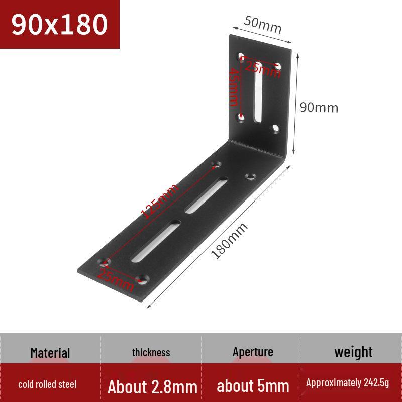 Stainless Steel Adjustable L-Shaped Load-Bearing Bracket