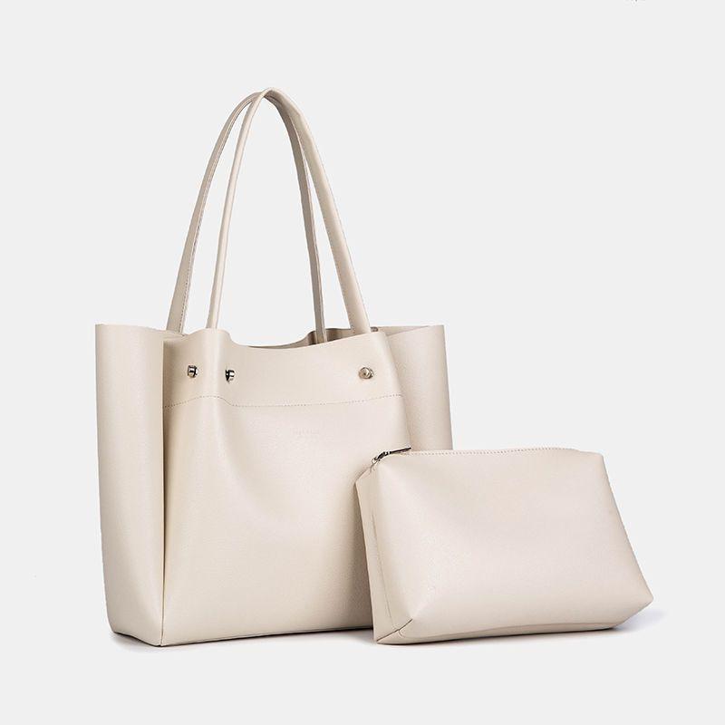 Z 2023 New Women's Bag Soft Leather Large Capacity Tote One-shoulder Portable All-matching Commuting