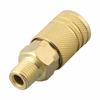 Pneumatic Fitting Copper Plated Coupling Connector Coupler