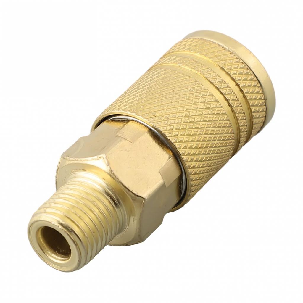 Pneumatic Fitting Copper Plated Coupling Connector Coupler