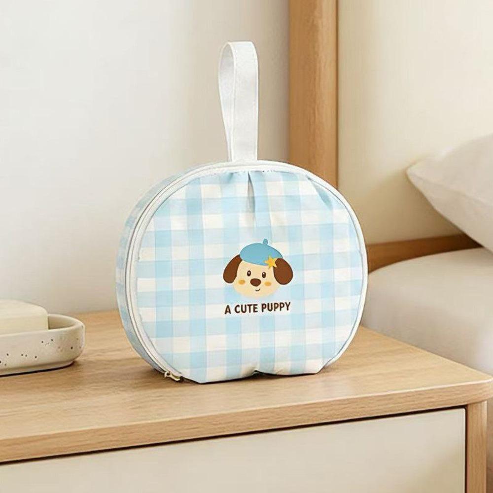 Folding Underwear Storage Bag Breathable Bra Storage Bag Intimate Clothes Bag  Business Trip синий
