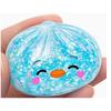 Non-Toxic Glitter Simulated Steamed Bun Toy Slow Rebound Soft Stress Relief Sensory Toy for Kids Daily Play