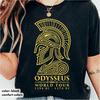 Odysseus Greek Myth The Odyssey Shirt, Classic Mythology Hero Tee, Retro Homer Epic Literature T-Shirt, Comfort Colors Dark Academic Gift