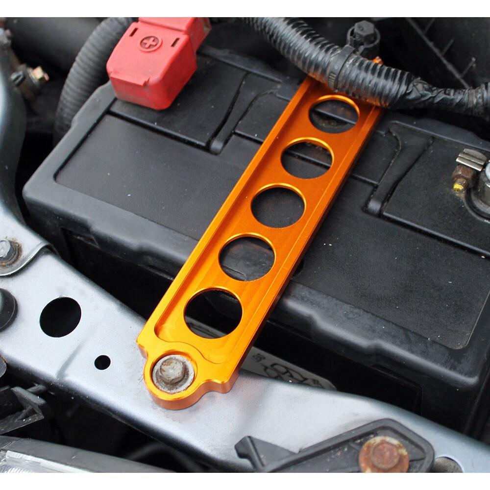 Aluminum Alloy Car Racing Battery Tie Down Hold Bracket Compatible For Honda Civic Si 2002-2005 Car Accessories
