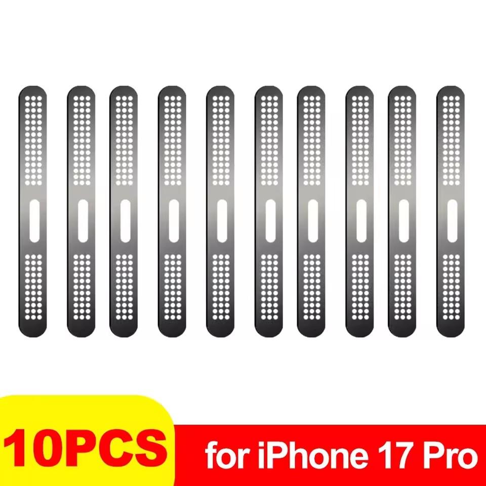 2/10PCS Metal Speaker Dust Sticker for IPhone 17 Pro Max Air 17PM 17Pro Speaker Protective Cover Mesh Dustproof Net For iPhone17