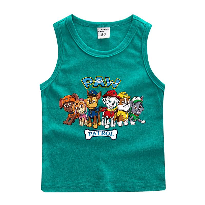 Paw Patrol Boys' Summer Sleeveless Vest - Lightweight and Seamless.