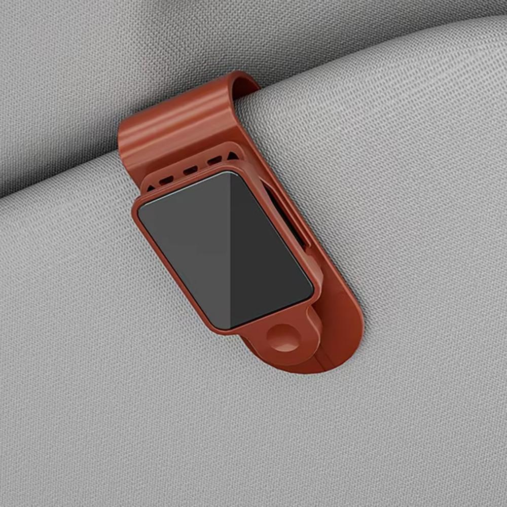Stable Car Sunglasses Clip Shock-proof Card Ticket Holder Portable Car Sunglasses Holder Sun Visor