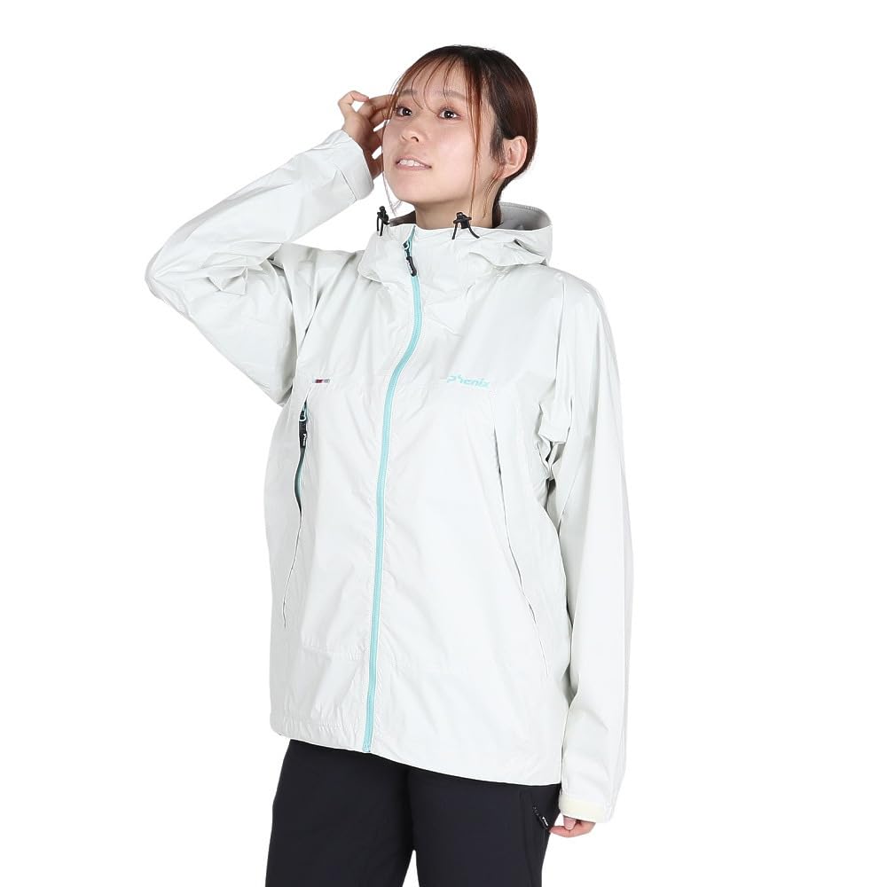 Phoenix Women's DWR Light Mountain Parker Hooded Sweatshirt, Ivory (PH9200)