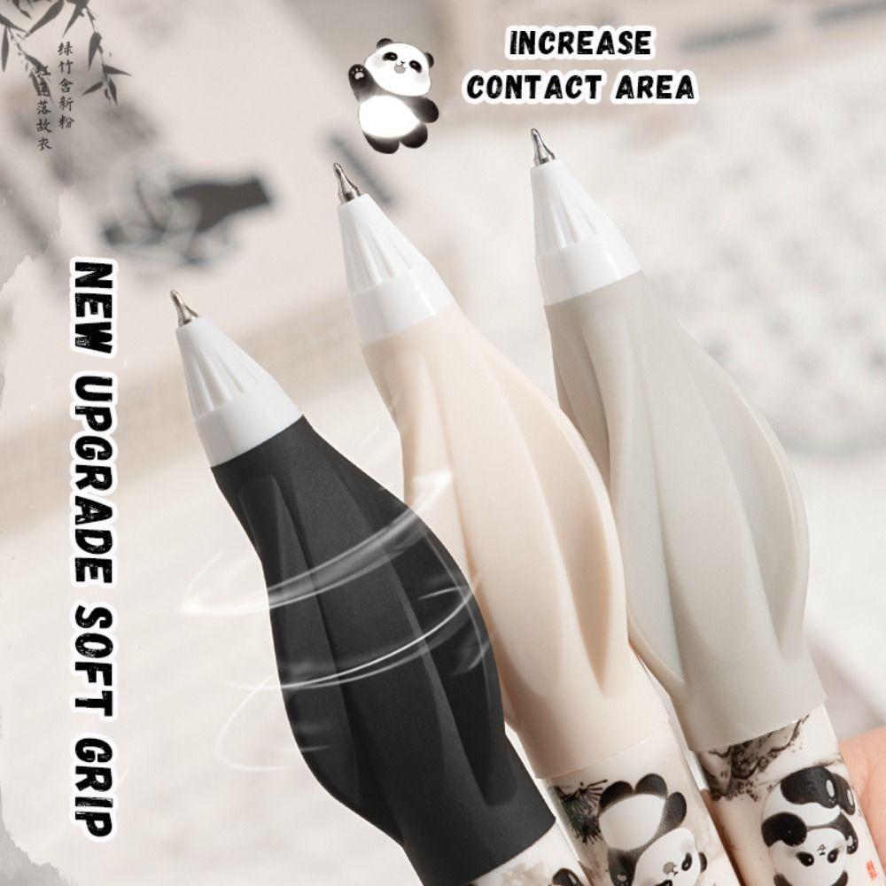 3PCS Quick Drying Neutral Pen 0.5mm Black Ink Writing Tool Office Signature Pen  Students